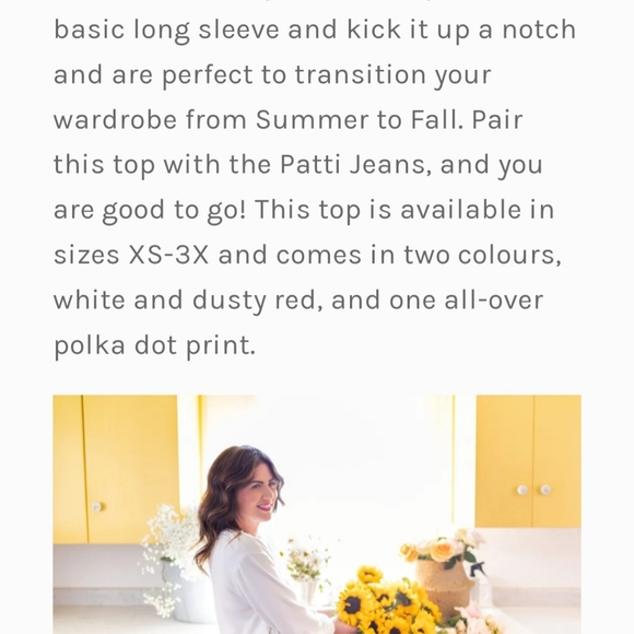 NWT Joe Fresh Jillian Harris Dusty Red Peplum Top 1X - Picture 4 of 4